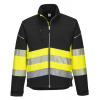 PORTWEST HI-VIS PW375 / Reflexná softshellová bunda - HV žltá/čierna XL