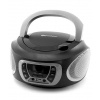 Roadstar CDR-365U/SL CD přehrávač Přenosný CD přehrávač Černá, Stříbrná