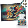PUZZLE TRADIČNÉ - KOLOBEŽKA SKATE SPORT OLLIE – 252 DIELIKOV