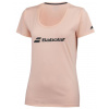 Dámske tričká Babolat Exercise Tee Women - tropical peach - Ružový (XS)