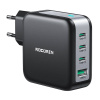 Rocoren Sieťová nabíjačka GaN UGREEN CD224, 3x USB-C, 1x USB, Power Delivery 3.0, GaN, 65 W (čierna)