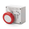 Zásuvka SCAME 32A 3P+N+E 400V IP67 s vyp