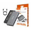 HUB Puzdro Vrecko disk SSD M2 NVME SATA USB-C 3.2 HDMI Adaptér M.2 10GBps