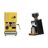 Profitec GO, yellow + Eureka Mignon Zero 65 Speedy, CR black