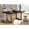 Bighome - Jedálenský stôl mango 200x100x76 hnedý lakovaný IRON