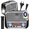 Kuchynské FM rádio prenosné retro solárne Bluetooth USB baterka akumulátor