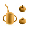 Silikónový hrnček Zopa 2v1 2025 Mustard Yellow