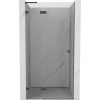 Mexen Lunar L sprchové dvere výklopné ľavé 120 cm, transparentné, brúsená gun gray - 834L-120-000-66-00-L
