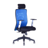 OFFICE PRO s.r.o. Kancelárska stolička CALYPSO XL, nastaviteľný podhlavník, modrá