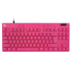 LOGITECH G Pro X TKL Rapid herná klávesnica US (920-013253) USB / Lokalizácia US (americká) / PodsvietenáRužová