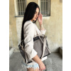 Béžová kabelka na rameno 2v1 GROSSO GS-3900-beige