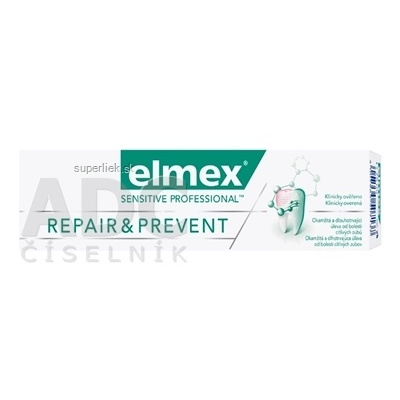 ELMEX SENSITIVE PROFESSIONAL REPAIR & PREVENT zubná pasta 1x75 ml, 8718951193765