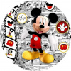 CUKROVÁ TLAČ jedlý obrázok na tortu Cukrová hmota Myšiak Mickey MINNIE SADA 47