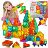 100x MAGNETICKÉ KOCKY EDUKAČNÁ HRAČKA 2D 3D PRE DETI MONTESSORI