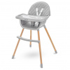 Jedálenská stolička Baby Mix Freja wooden dark grey