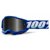 100% Motokrosové okuliare 100% Accuri 2 Sand modré s dymovým plexi