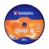 Verbatim 43667 4,7 GB DVD-R 25 kusov (43522)