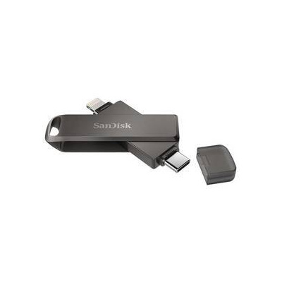USB flashdisk SanDisk iXpand Luxe 64GB, USB-C + Lightning (SDIX70N-064G-GN6NN) sivý