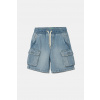 Detské rifľové krátke nohavice United Colors of Benetton 4KEHG902Q.P.Seasonal modrá 90