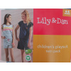 Detská kombinéza - Lily & Dan 110 biela, červená, námornícka modrá, ružová, žltá letná oblek (Lily & Dan Summer Suit 2 PCS.)