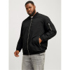 Jack and Jones Rush Bomber Jacket Mens Plus Size Black 5XL
