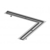 Tece TECEdrainline - Sprchový žľab rohový, 90 cm, nerezová 610900
