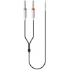 Teenage Engineering field textile audio kábel 3.5 mm na 2x 6.35 mm