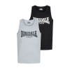 Lonsdale Men's singlet regular fit double pack šedá 3XL Lonsdale 4255581558365