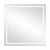 Štvorcové LED zrkadlo 80x80 cm s vypínačom