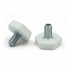 Skrutka rektifikačná / 207-034 / 25 x 25 mm / M8 x 15 mm (biela)