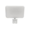 NEDES Vonkajší biely LED reflektor so senzorom 50W / 4000K - LF7124S