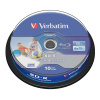 Verbatim Blu-ray BD-R DataLife [ Spindle 10 | 25GB | 6x | Wide PRINTABLE NO ID ] 43804