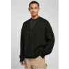 Boxy Cardigan - black XXL