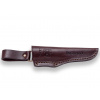 Vega JOKER CL126 GRANDFATHER bushcraft nôž 8 cm, drevo kučeravej brezy, kožené puzdro