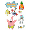CUKROVÁ TLAČ jedlý obrázok na tortu Cukrová hmota SPONGEBOB SKALMAR BAJKA SADA