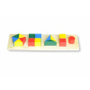Moyo Montessori Moyo Montessori Farebné tehly, rôzne tvary, menší rozmer