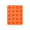 Forma na pečenie ORION Muffiny 20 silikón oranžová