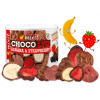 Mixit Chrumkavé banániky a jahody v čokoláde 150 g