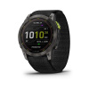 Garmin Enduro 2 Sapphire Solar Carbon Gray DLC Titanium black UltraFit Nylon strap