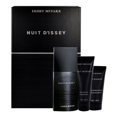 Issey Miyake Nuit d´Issey, Edt 75ml + 50ml sprchový gel + 50ml balzám po holení pre mužov
