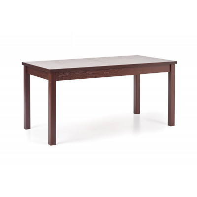 Halmar Rozkladací stôl MAURYCY 118-158x75 cm - tmavý orech