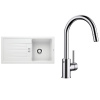 Set Blanco Favum 45 S + Blanco Mida-S Chróm biela