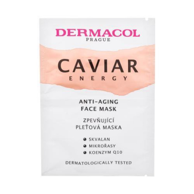Dermacol Caviar Energy revitalizačná pleťová maska 2x8 ml pre ženy