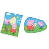 Prikrývka na posteľ - Prikrývka Carbotex Polar 200 x 150 cm viacstorired + vankúš 23 x 50 cm psi hliadky (Peppa peppa peppa peppa peppa)