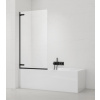 Swiss aqua technologies Vanová zástěna SAT TGD NEW 150x80 cm černá SATTGVZO150CT