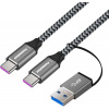 PremiumCord USB-C kabel (USB 3.2, 5A,20Gbit/s) 2m (ku31cq2)