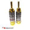 Nakamichi Banana Plugs N0575 (Reproduktorový banánik s aretačným mechanizmom, cena za pár)