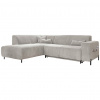 MID.YOU ROHOVÁ SEDACIA SÚPRAVA, textil, béžová - Online Only obývacie izby - 001454003111