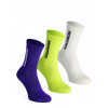 Ponožky Salomon Everyday Crew 3Pack - vanilla ice/acid lime/blue