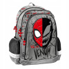 Viackomorový školský batoh Spiderman Paso čierny, Odtiene červenej, Odtiene sivej a striebornej, Multicolor 22 l (ŠKOLSKÝ BATOH PASO SPIDER-MAN VENOM PRE CHLAPKOV MARVEL SCHOOL GREY)